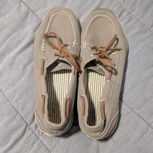 Gray Polo Boat Shoe Size 10
